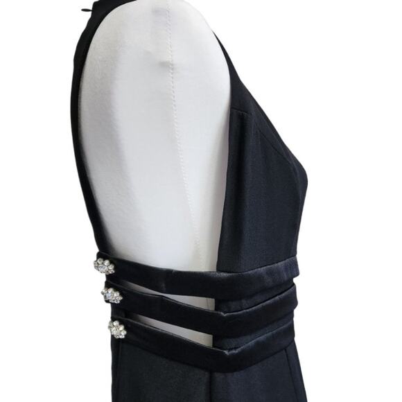 JESSICA McClintock Vintage Black Cocktail Dress Size‎ 10 - Picture 3 of 10